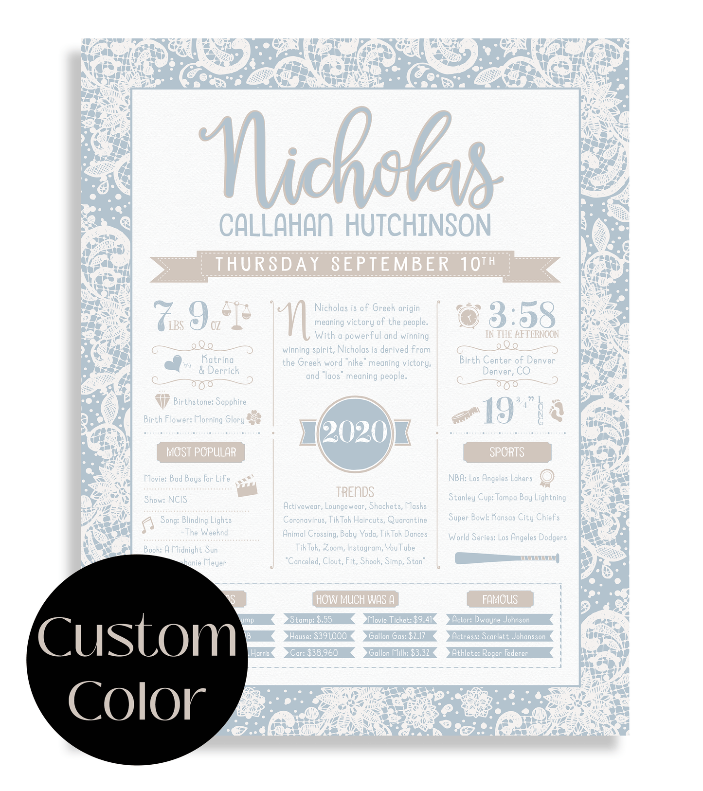 Custom Color