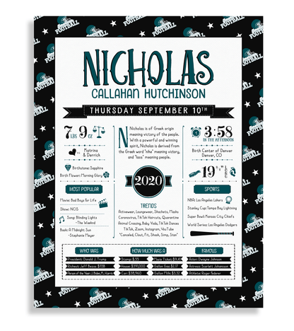 No Frame / Philadelphia Eagles Print