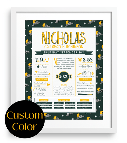 White Frame / Custom Color Print