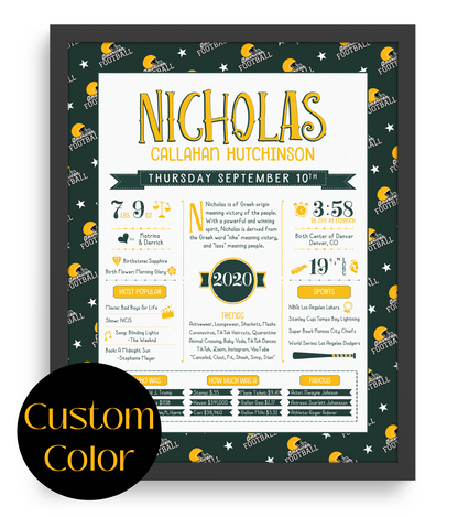 Black Frame / Custom Color Print