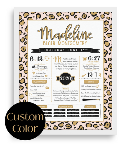 White Frame / Custom Color Print