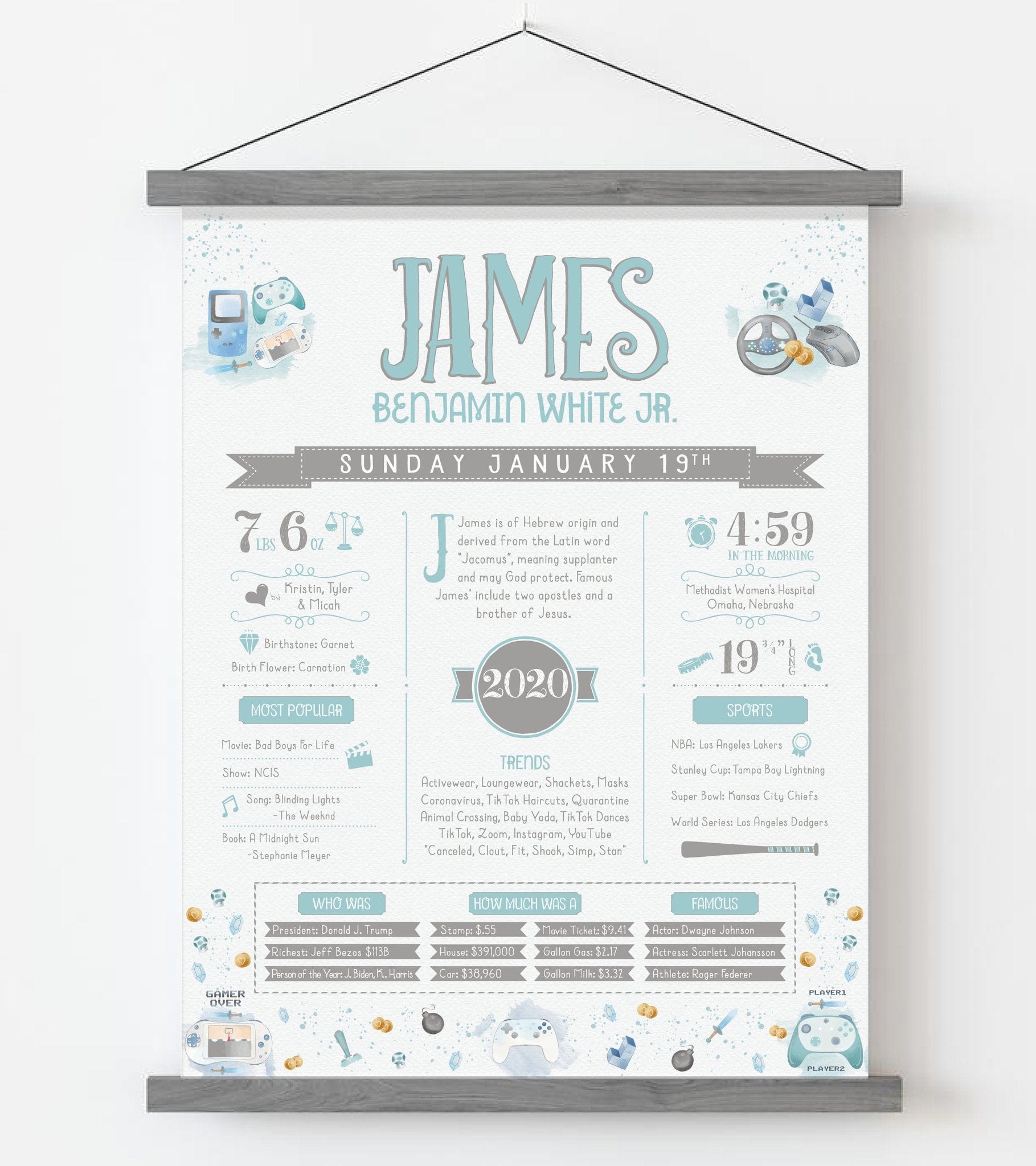 Gray Magnetic Frame